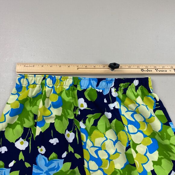 Vintage Southern Lady Long Skirt Women Large Floral Maxi Cottagecore Modest Blue - Picture 4 of 9